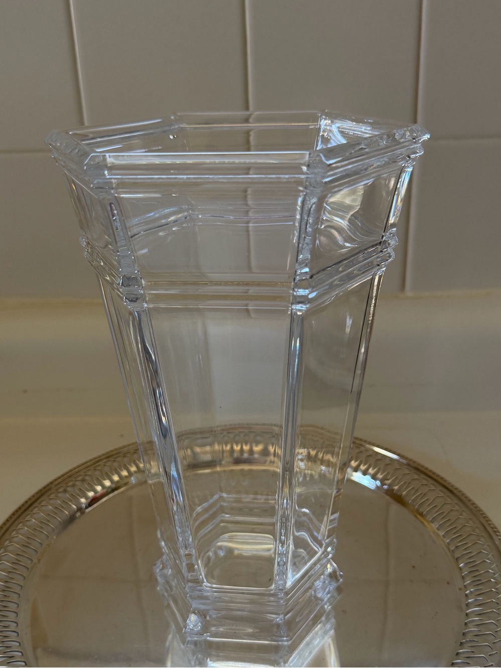 Tiffany & Co. Crystal "Windham" Vase